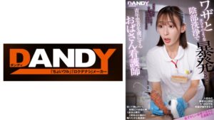 【104DANDYA-042B】ワザと手コキのような陰部洗浄で暴発させて青年患者を虜にするおばさん看護師VOL.4 恥ずかしい体勢で責める看護師さん